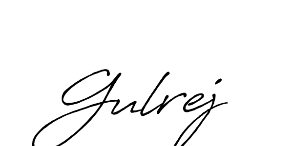 It looks lik you need a new signature style for name Gulrej. Design unique handwritten (Antro_Vectra_Bolder) signature with our free signature maker in just a few clicks. Gulrej signature style 7 images and pictures png