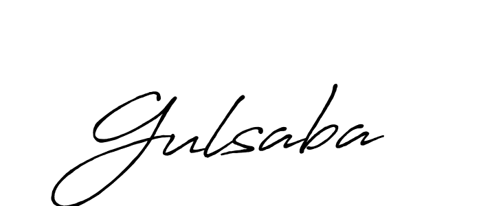 Create a beautiful signature design for name Gulsaba. With this signature (Antro_Vectra_Bolder) fonts, you can make a handwritten signature for free. Gulsaba signature style 7 images and pictures png