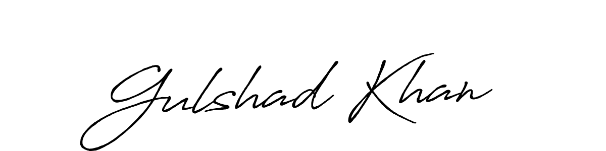 You should practise on your own different ways (Antro_Vectra_Bolder) to write your name (Gulshad Khan) in signature. don't let someone else do it for you. Gulshad Khan signature style 7 images and pictures png