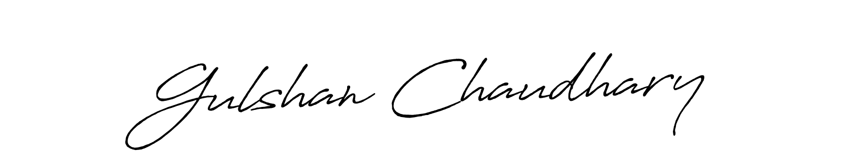 It looks lik you need a new signature style for name Gulshan Chaudhary. Design unique handwritten (Antro_Vectra_Bolder) signature with our free signature maker in just a few clicks. Gulshan Chaudhary signature style 7 images and pictures png