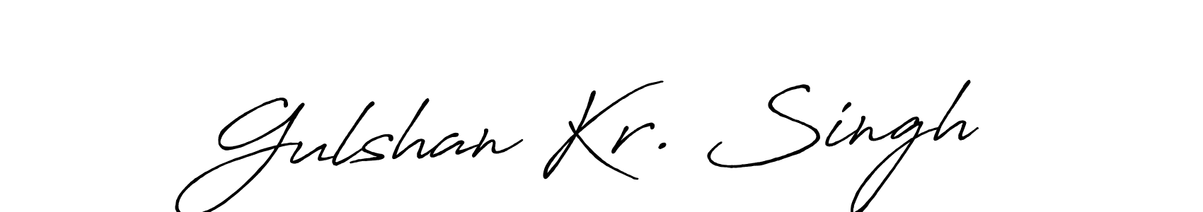It looks lik you need a new signature style for name Gulshan Kr. Singh. Design unique handwritten (Antro_Vectra_Bolder) signature with our free signature maker in just a few clicks. Gulshan Kr. Singh signature style 7 images and pictures png