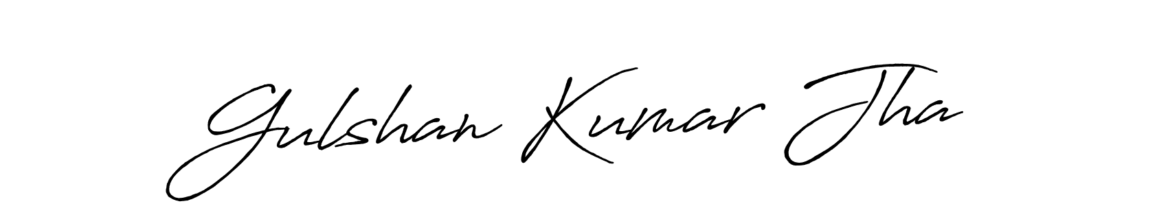 Once you've used our free online signature maker to create your best signature Antro_Vectra_Bolder style, it's time to enjoy all of the benefits that Gulshan Kumar Jha name signing documents. Gulshan Kumar Jha signature style 7 images and pictures png