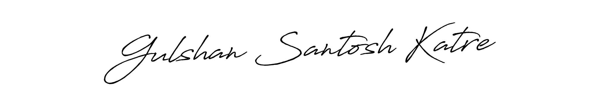 Similarly Antro_Vectra_Bolder is the best handwritten signature design. Signature creator online .You can use it as an online autograph creator for name Gulshan Santosh Katre. Gulshan Santosh Katre signature style 7 images and pictures png