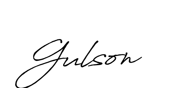 Similarly Antro_Vectra_Bolder is the best handwritten signature design. Signature creator online .You can use it as an online autograph creator for name Gulson. Gulson signature style 7 images and pictures png