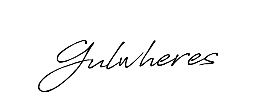Also we have Gulwheres name is the best signature style. Create professional handwritten signature collection using Antro_Vectra_Bolder autograph style. Gulwheres signature style 7 images and pictures png