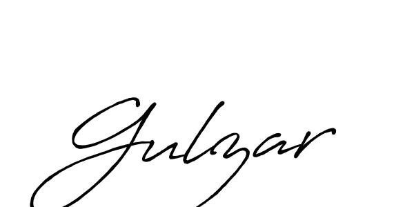 How to make Gulzar name signature. Use Antro_Vectra_Bolder style for creating short signs online. This is the latest handwritten sign. Gulzar signature style 7 images and pictures png