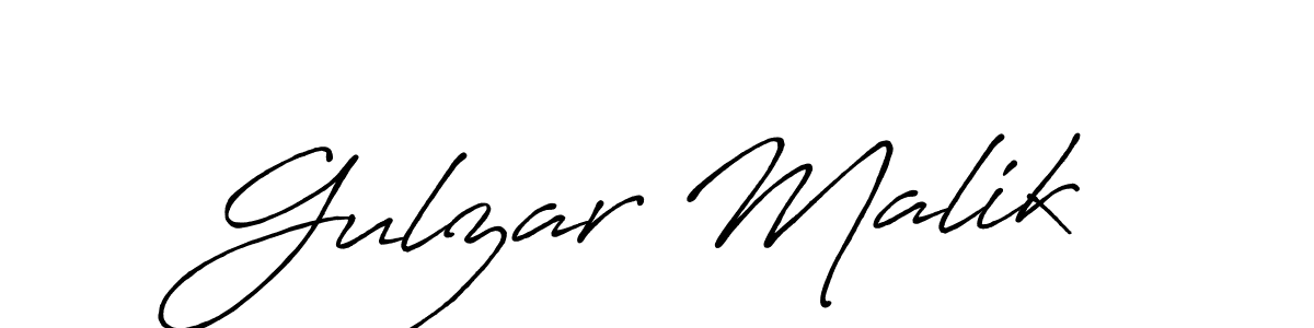 Also we have Gulzar Malik name is the best signature style. Create professional handwritten signature collection using Antro_Vectra_Bolder autograph style. Gulzar Malik signature style 7 images and pictures png