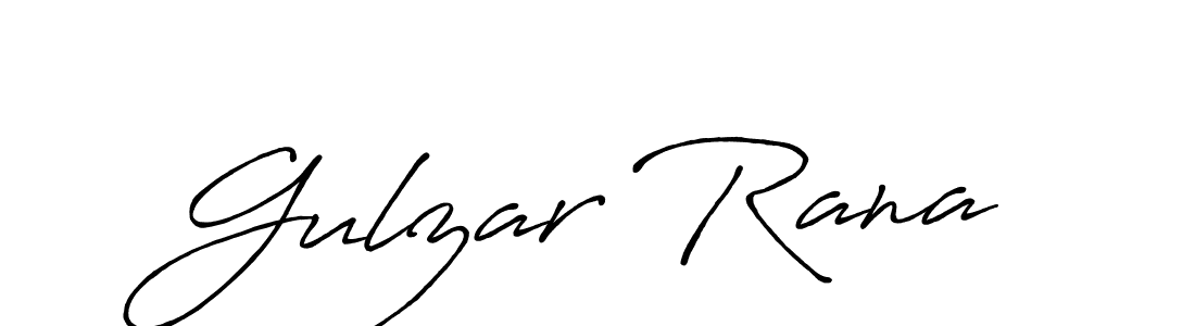 Also we have Gulzar Rana name is the best signature style. Create professional handwritten signature collection using Antro_Vectra_Bolder autograph style. Gulzar Rana signature style 7 images and pictures png