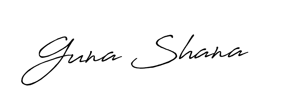 Antro_Vectra_Bolder is a professional signature style that is perfect for those who want to add a touch of class to their signature. It is also a great choice for those who want to make their signature more unique. Get Guna Shana name to fancy signature for free. Guna Shana signature style 7 images and pictures png