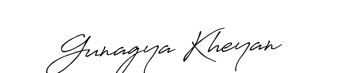 Make a short Gunagya Kheyan signature style. Manage your documents anywhere anytime using Antro_Vectra_Bolder. Create and add eSignatures, submit forms, share and send files easily. Gunagya Kheyan signature style 7 images and pictures png