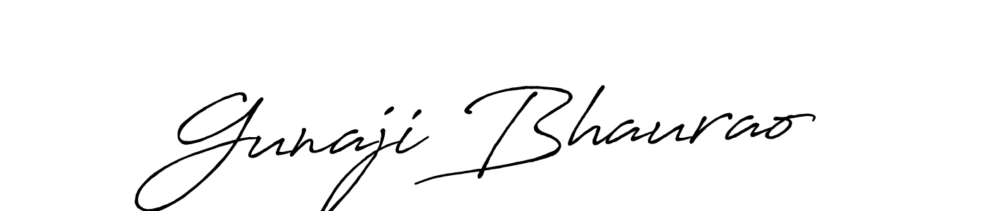 You should practise on your own different ways (Antro_Vectra_Bolder) to write your name (Gunaji Bhaurao) in signature. don't let someone else do it for you. Gunaji Bhaurao signature style 7 images and pictures png