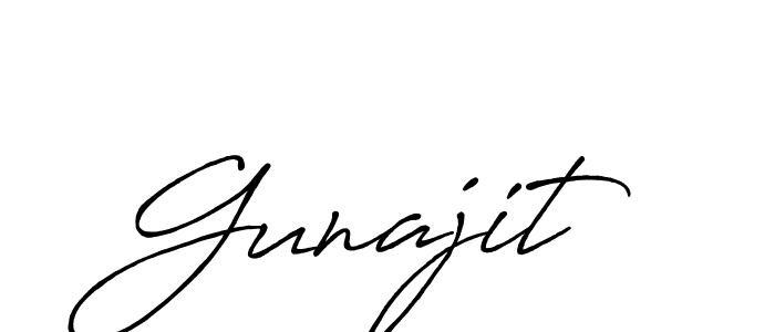 You should practise on your own different ways (Antro_Vectra_Bolder) to write your name (Gunajit) in signature. don't let someone else do it for you. Gunajit signature style 7 images and pictures png