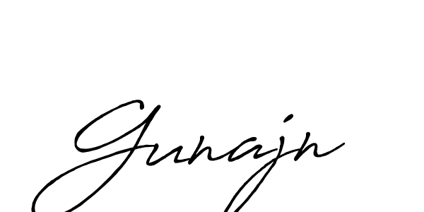 Design your own signature with our free online signature maker. With this signature software, you can create a handwritten (Antro_Vectra_Bolder) signature for name Gunajn. Gunajn signature style 7 images and pictures png