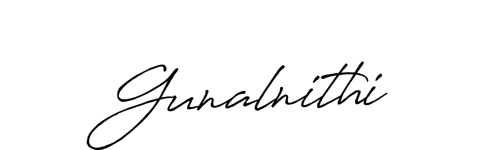 Similarly Antro_Vectra_Bolder is the best handwritten signature design. Signature creator online .You can use it as an online autograph creator for name Gunalnithi. Gunalnithi signature style 7 images and pictures png