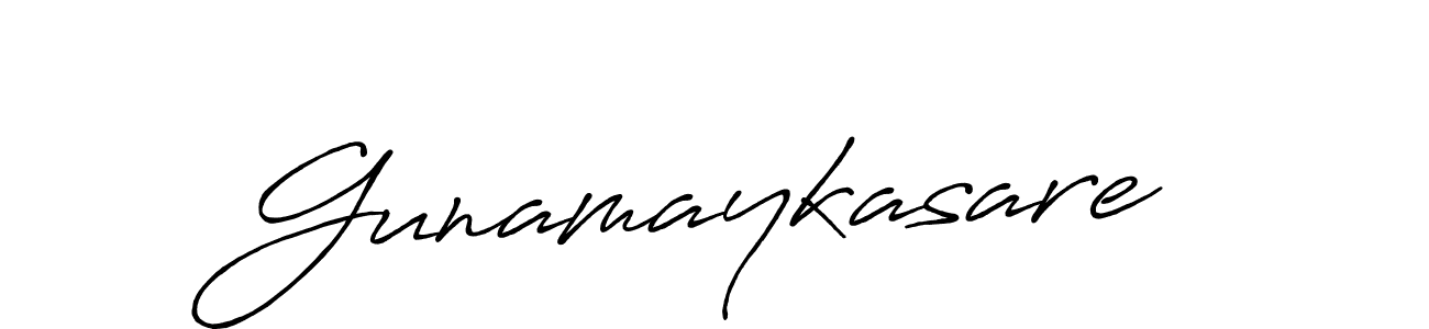 It looks lik you need a new signature style for name Gunamaykasare. Design unique handwritten (Antro_Vectra_Bolder) signature with our free signature maker in just a few clicks. Gunamaykasare signature style 7 images and pictures png