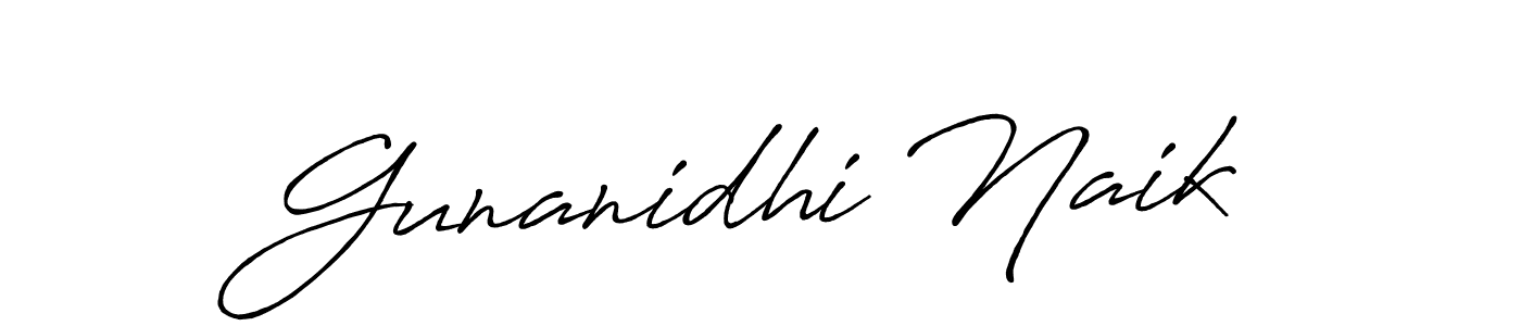 Make a beautiful signature design for name Gunanidhi Naik. Use this online signature maker to create a handwritten signature for free. Gunanidhi Naik signature style 7 images and pictures png