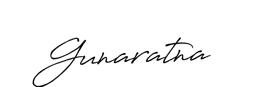 Create a beautiful signature design for name Gunaratna. With this signature (Antro_Vectra_Bolder) fonts, you can make a handwritten signature for free. Gunaratna signature style 7 images and pictures png