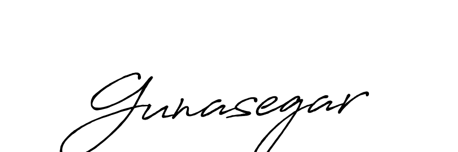 How to make Gunasegar name signature. Use Antro_Vectra_Bolder style for creating short signs online. This is the latest handwritten sign. Gunasegar signature style 7 images and pictures png