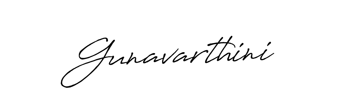 How to make Gunavarthini name signature. Use Antro_Vectra_Bolder style for creating short signs online. This is the latest handwritten sign. Gunavarthini signature style 7 images and pictures png