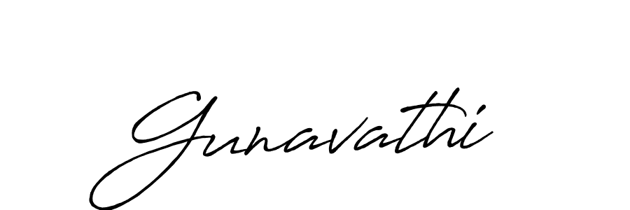 Design your own signature with our free online signature maker. With this signature software, you can create a handwritten (Antro_Vectra_Bolder) signature for name Gunavathi. Gunavathi signature style 7 images and pictures png