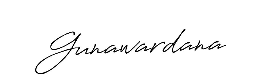 How to make Gunawardana signature? Antro_Vectra_Bolder is a professional autograph style. Create handwritten signature for Gunawardana name. Gunawardana signature style 7 images and pictures png