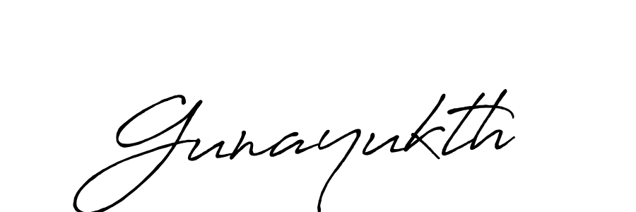 Once you've used our free online signature maker to create your best signature Antro_Vectra_Bolder style, it's time to enjoy all of the benefits that Gunayukth name signing documents. Gunayukth signature style 7 images and pictures png