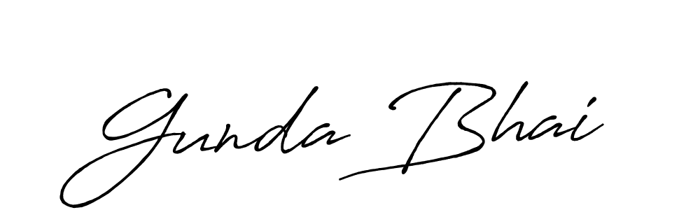 Make a beautiful signature design for name Gunda Bhai. Use this online signature maker to create a handwritten signature for free. Gunda Bhai signature style 7 images and pictures png