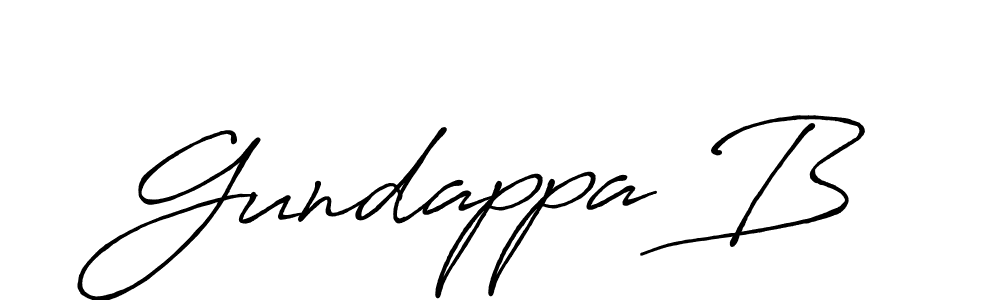 Also we have Gundappa B name is the best signature style. Create professional handwritten signature collection using Antro_Vectra_Bolder autograph style. Gundappa B signature style 7 images and pictures png