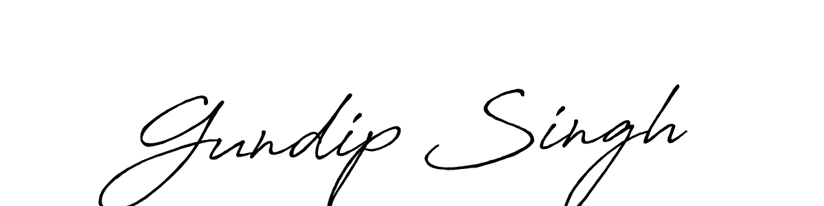 Use a signature maker to create a handwritten signature online. With this signature software, you can design (Antro_Vectra_Bolder) your own signature for name Gundip Singh. Gundip Singh signature style 7 images and pictures png