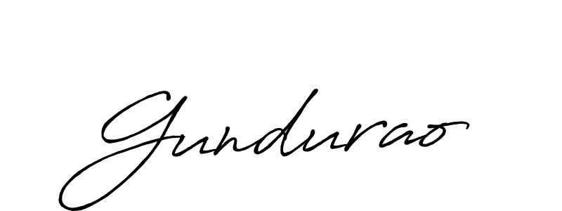 How to make Gundurao signature? Antro_Vectra_Bolder is a professional autograph style. Create handwritten signature for Gundurao name. Gundurao signature style 7 images and pictures png