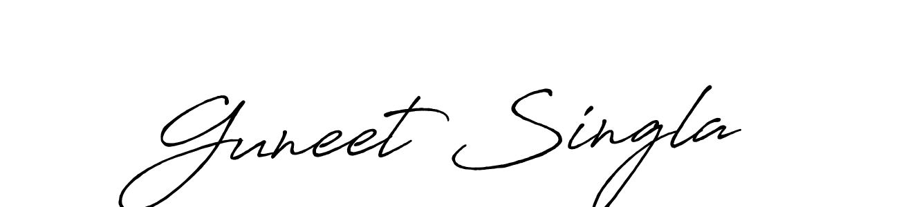 This is the best signature style for the Guneet Singla name. Also you like these signature font (Antro_Vectra_Bolder). Mix name signature. Guneet Singla signature style 7 images and pictures png