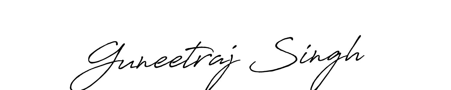 Guneetraj Singh stylish signature style. Best Handwritten Sign (Antro_Vectra_Bolder) for my name. Handwritten Signature Collection Ideas for my name Guneetraj Singh. Guneetraj Singh signature style 7 images and pictures png