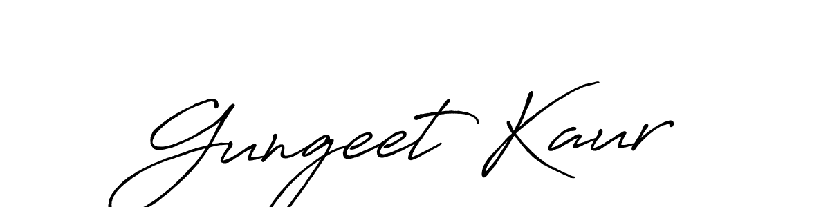 Use a signature maker to create a handwritten signature online. With this signature software, you can design (Antro_Vectra_Bolder) your own signature for name Gungeet Kaur. Gungeet Kaur signature style 7 images and pictures png