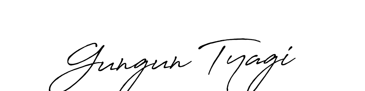 The best way (Antro_Vectra_Bolder) to make a short signature is to pick only two or three words in your name. The name Gungun Tyagi include a total of six letters. For converting this name. Gungun Tyagi signature style 7 images and pictures png