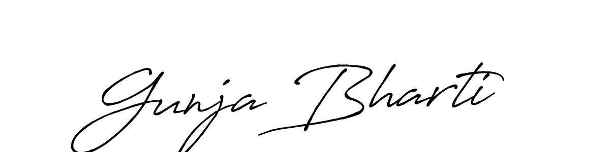This is the best signature style for the Gunja Bharti name. Also you like these signature font (Antro_Vectra_Bolder). Mix name signature. Gunja Bharti signature style 7 images and pictures png