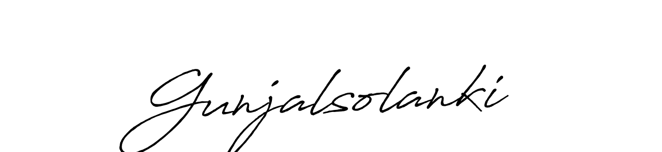 This is the best signature style for the Gunjalsolanki name. Also you like these signature font (Antro_Vectra_Bolder). Mix name signature. Gunjalsolanki signature style 7 images and pictures png