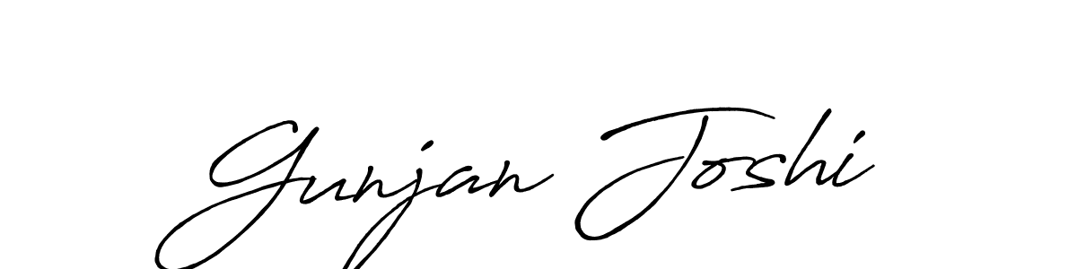 Once you've used our free online signature maker to create your best signature Antro_Vectra_Bolder style, it's time to enjoy all of the benefits that Gunjan Joshi name signing documents. Gunjan Joshi signature style 7 images and pictures png