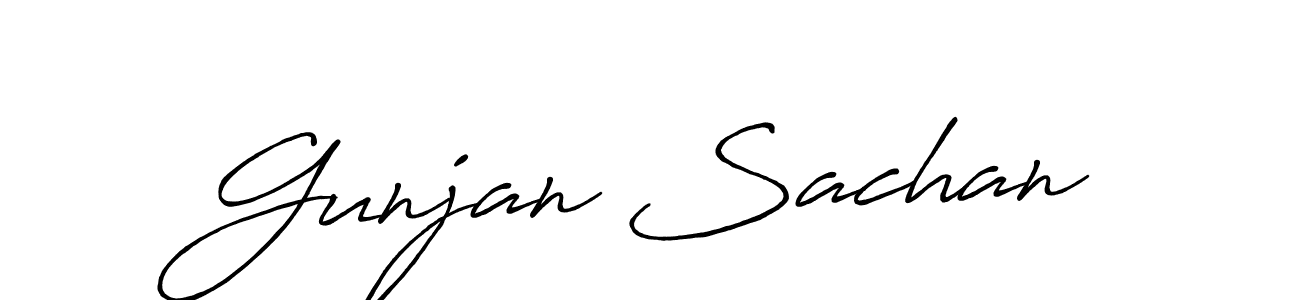 Once you've used our free online signature maker to create your best signature Antro_Vectra_Bolder style, it's time to enjoy all of the benefits that Gunjan Sachan name signing documents. Gunjan Sachan signature style 7 images and pictures png