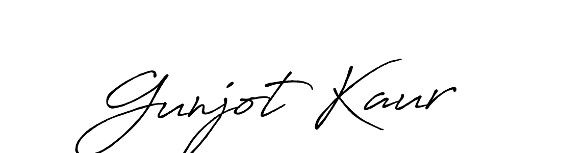 It looks lik you need a new signature style for name Gunjot Kaur. Design unique handwritten (Antro_Vectra_Bolder) signature with our free signature maker in just a few clicks. Gunjot Kaur signature style 7 images and pictures png