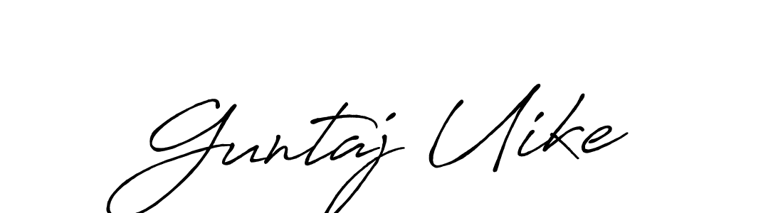 The best way (Antro_Vectra_Bolder) to make a short signature is to pick only two or three words in your name. The name Guntaj Uike include a total of six letters. For converting this name. Guntaj Uike signature style 7 images and pictures png