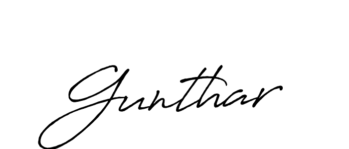 How to make Gunthar signature? Antro_Vectra_Bolder is a professional autograph style. Create handwritten signature for Gunthar name. Gunthar signature style 7 images and pictures png