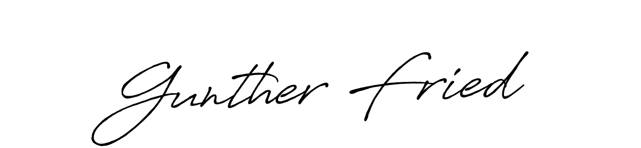 You can use this online signature creator to create a handwritten signature for the name Gunther Fried. This is the best online autograph maker. Gunther Fried signature style 7 images and pictures png