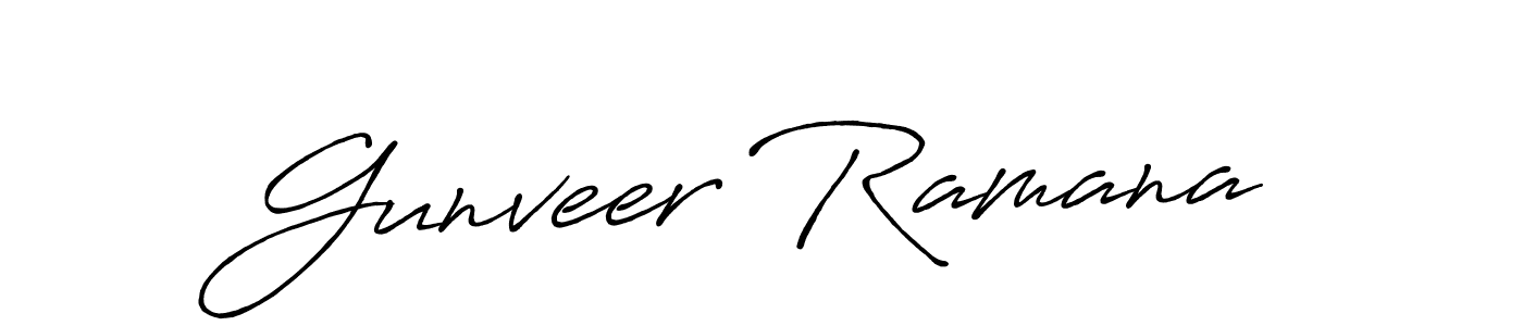 Also You can easily find your signature by using the search form. We will create Gunveer Ramana name handwritten signature images for you free of cost using Antro_Vectra_Bolder sign style. Gunveer Ramana signature style 7 images and pictures png