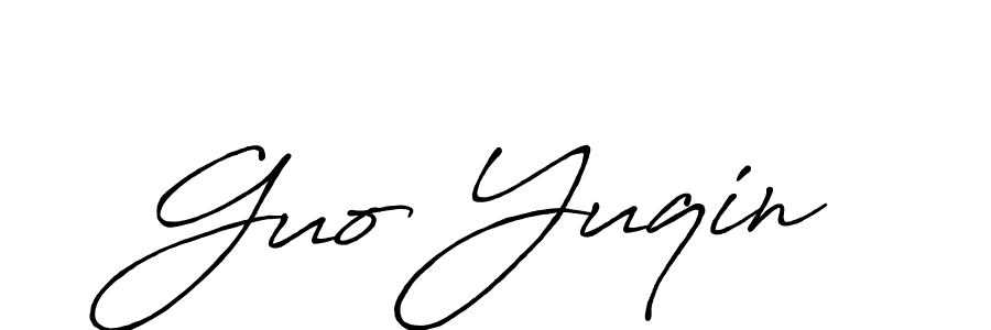 This is the best signature style for the Guo Yuqin name. Also you like these signature font (Antro_Vectra_Bolder). Mix name signature. Guo Yuqin signature style 7 images and pictures png