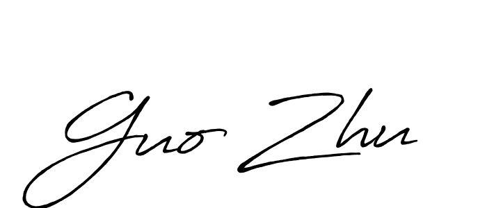 You should practise on your own different ways (Antro_Vectra_Bolder) to write your name (Guo Zhu) in signature. don't let someone else do it for you. Guo Zhu signature style 7 images and pictures png