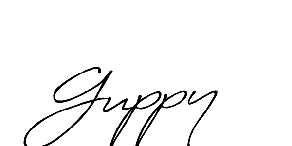 Make a beautiful signature design for name Guppy . Use this online signature maker to create a handwritten signature for free. Guppy  signature style 7 images and pictures png