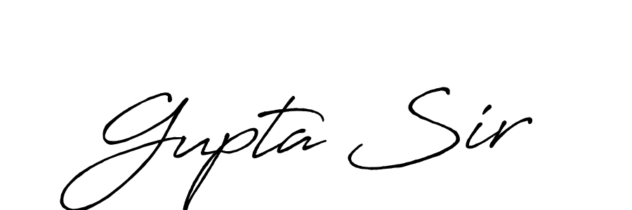 How to Draw Gupta Sir signature style? Antro_Vectra_Bolder is a latest design signature styles for name Gupta Sir. Gupta Sir signature style 7 images and pictures png