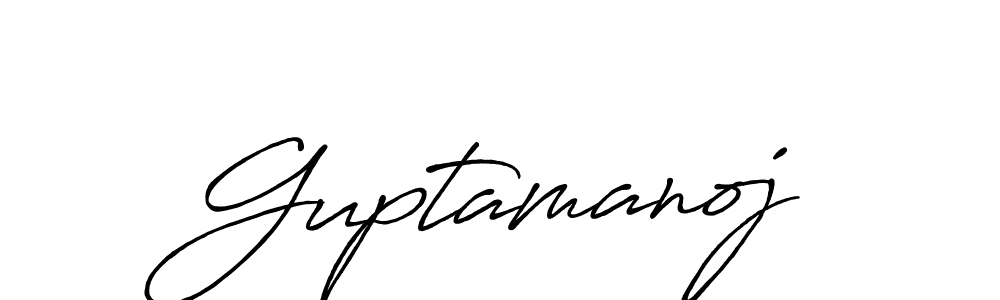 It looks lik you need a new signature style for name Guptamanoj. Design unique handwritten (Antro_Vectra_Bolder) signature with our free signature maker in just a few clicks. Guptamanoj signature style 7 images and pictures png