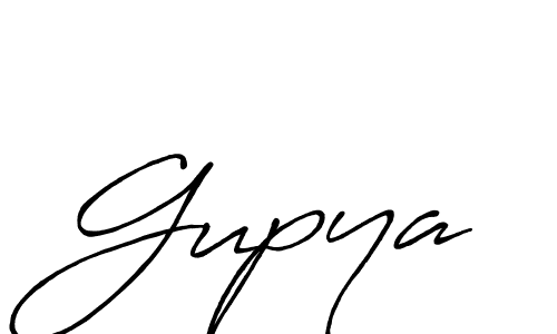 Also we have Gupya name is the best signature style. Create professional handwritten signature collection using Antro_Vectra_Bolder autograph style. Gupya signature style 7 images and pictures png