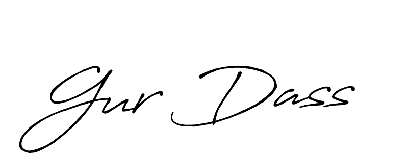 Also we have Gur Dass name is the best signature style. Create professional handwritten signature collection using Antro_Vectra_Bolder autograph style. Gur Dass signature style 7 images and pictures png